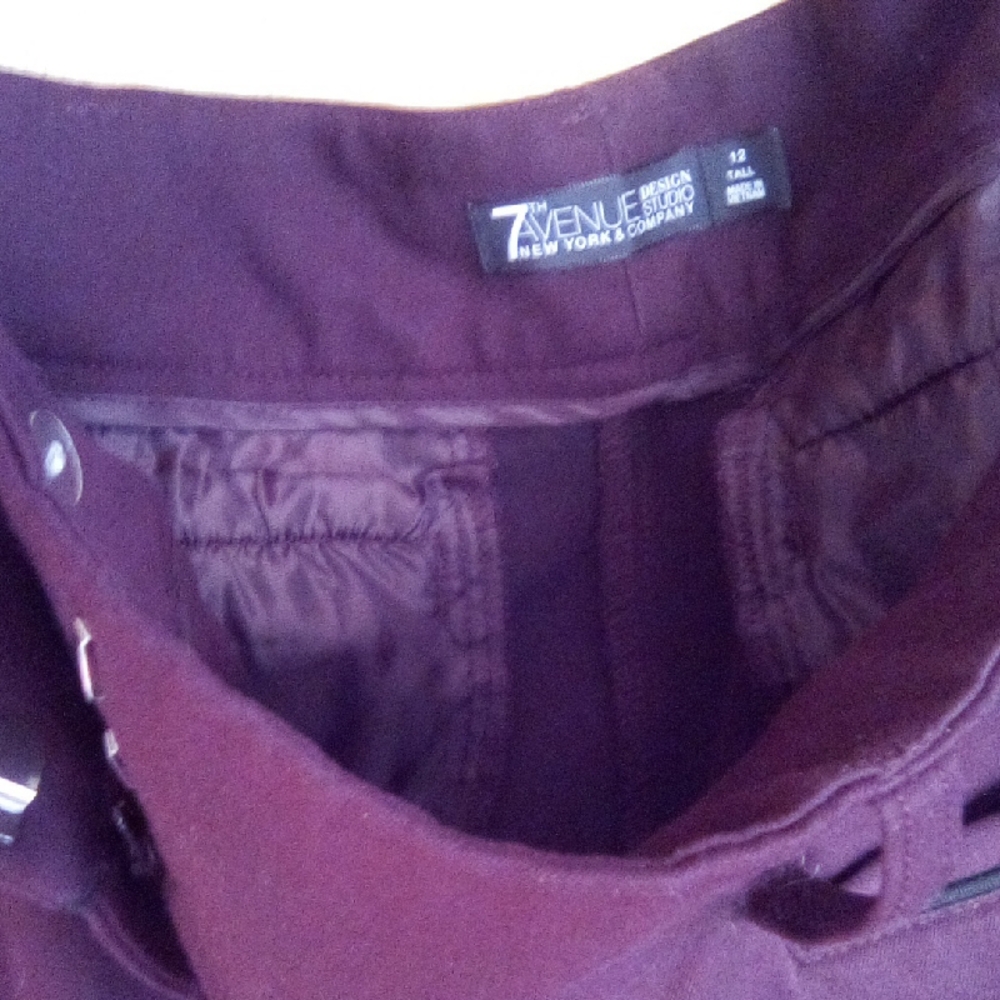 Avenue Women's Purple Trousers